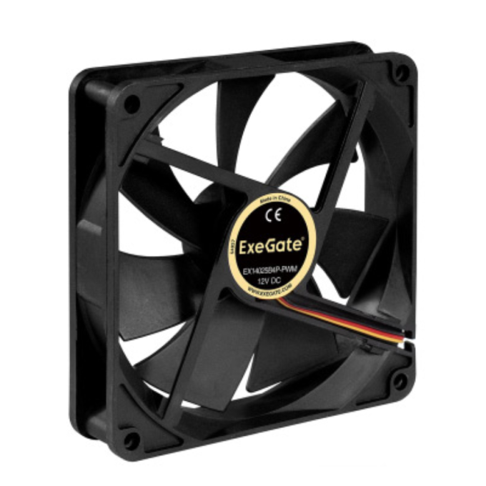 Вентилятор 12В DC EXEGATE EXTRASILENT ES14025B2P 140x140x25 мм EX299894RUS