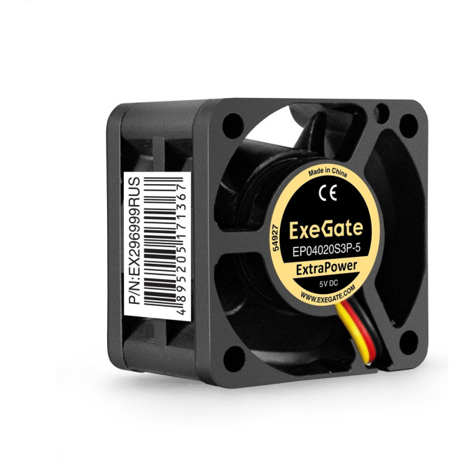 Вентилятор 5В DC EXEGATE EXTRAPOWER EP04020S3P-5 EX296999RUS